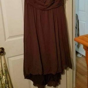 High low brides maid dress